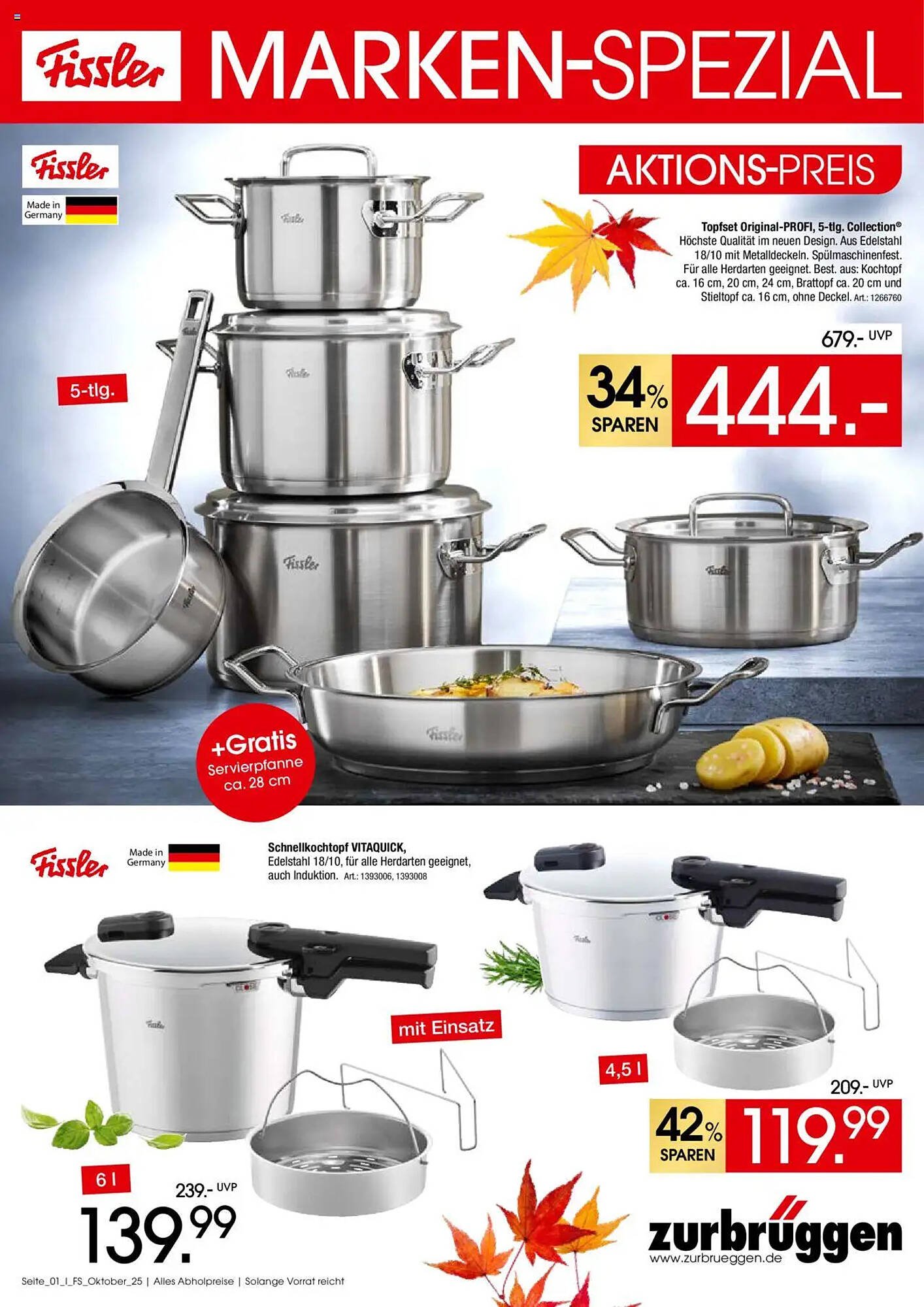 Zurbrüggen Prospekt (2025-10-01 - 2025-10-31) | 1