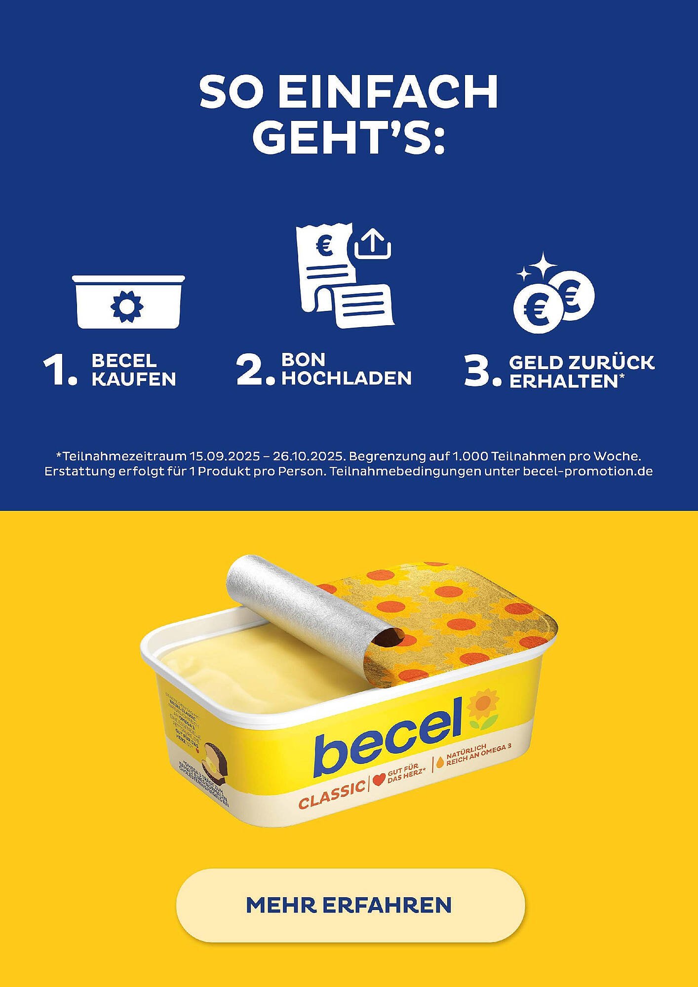 Becel: Frühstücksrabatt sichern! (2025-09-21 - 2025-09-28) | 2