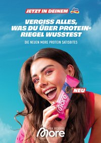 More Nutrition: Satisbites jetzt in deinem dm! (2025-08-27 - 2025-09-11)