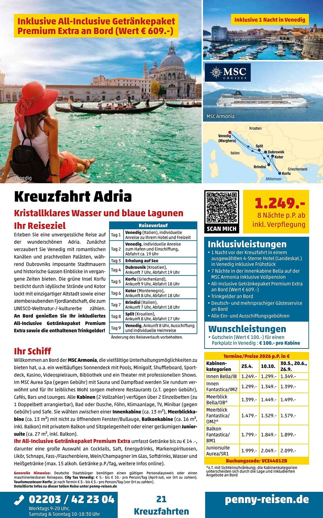 Penny Reisen Prospekt (2025-11-01 - 2025-12-27)