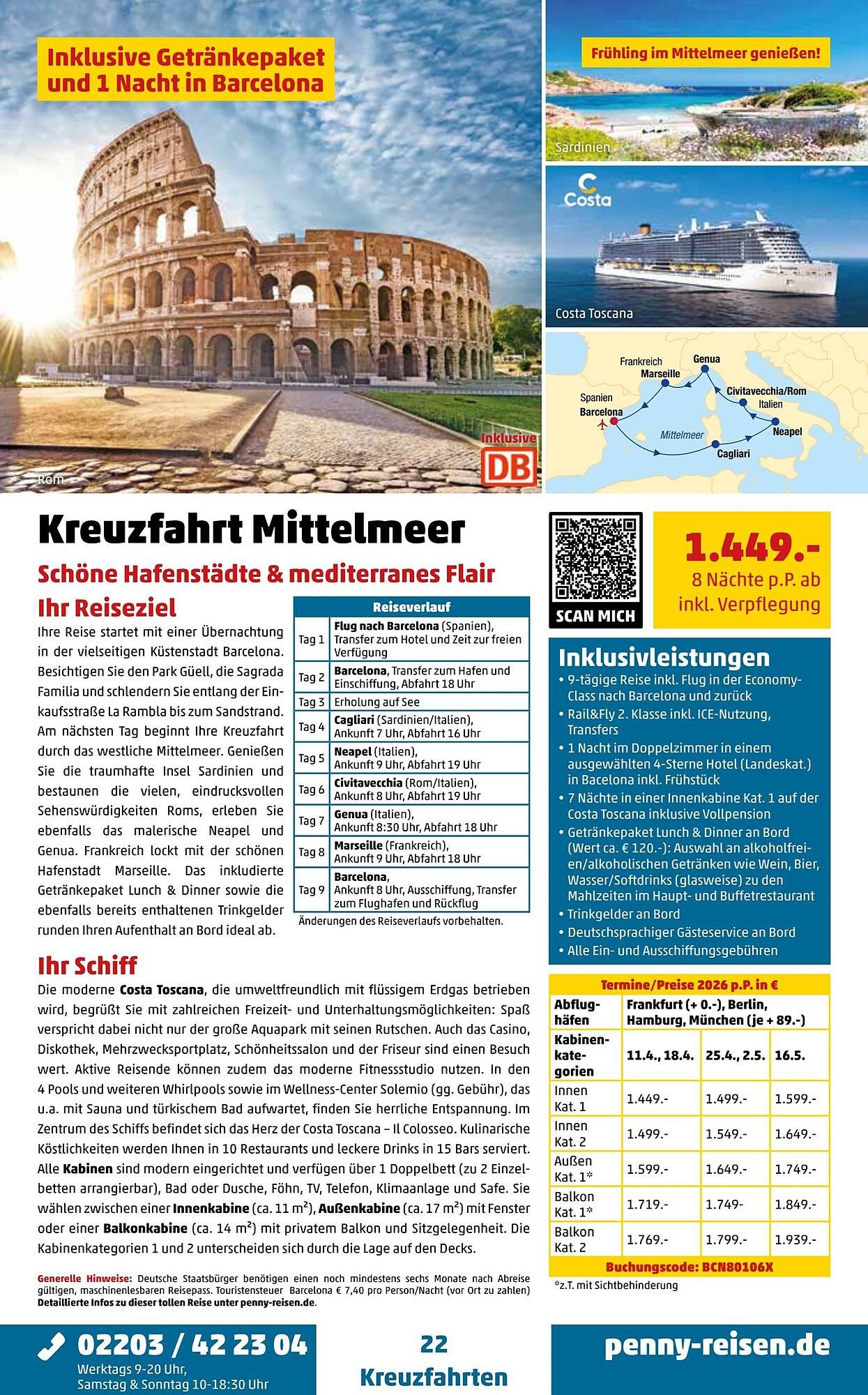 Penny Reisen Prospekt (2025-11-01 - 2025-12-27)