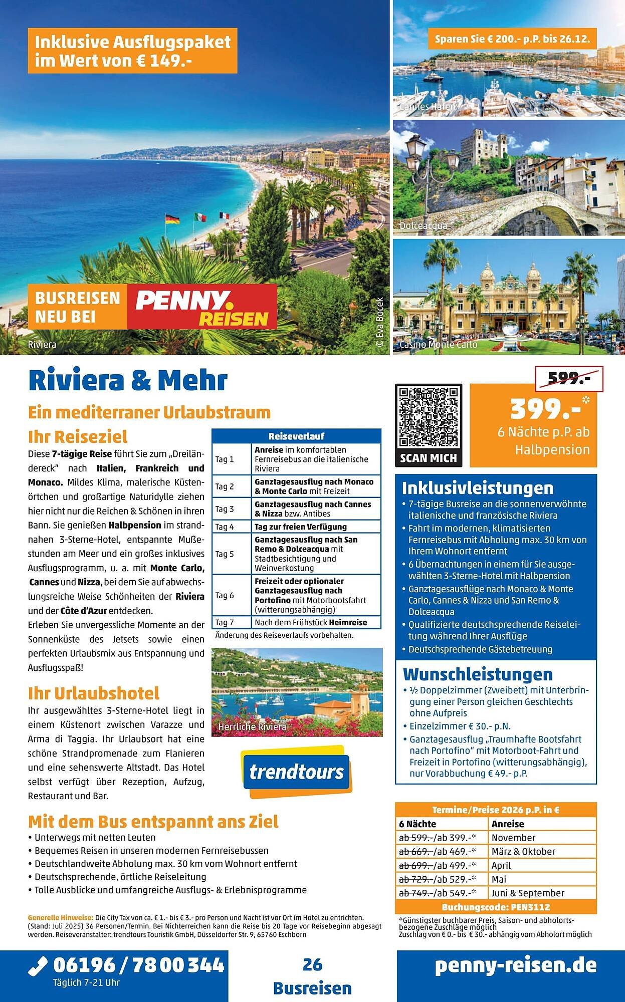 Penny Reisen Prospekt (2025-11-01 - 2025-12-27)