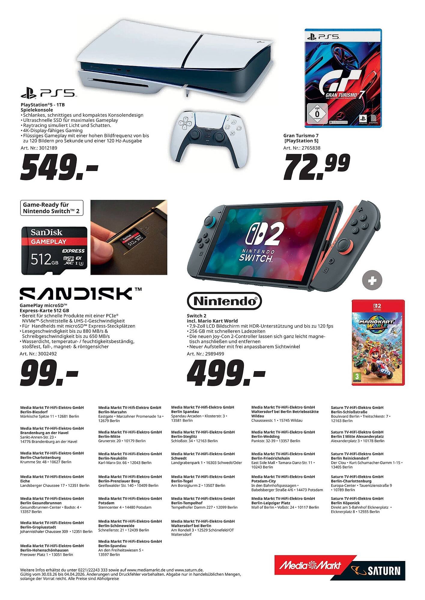 MediaMarkt Prospekt (2026-03-30 - 2026-04-04)