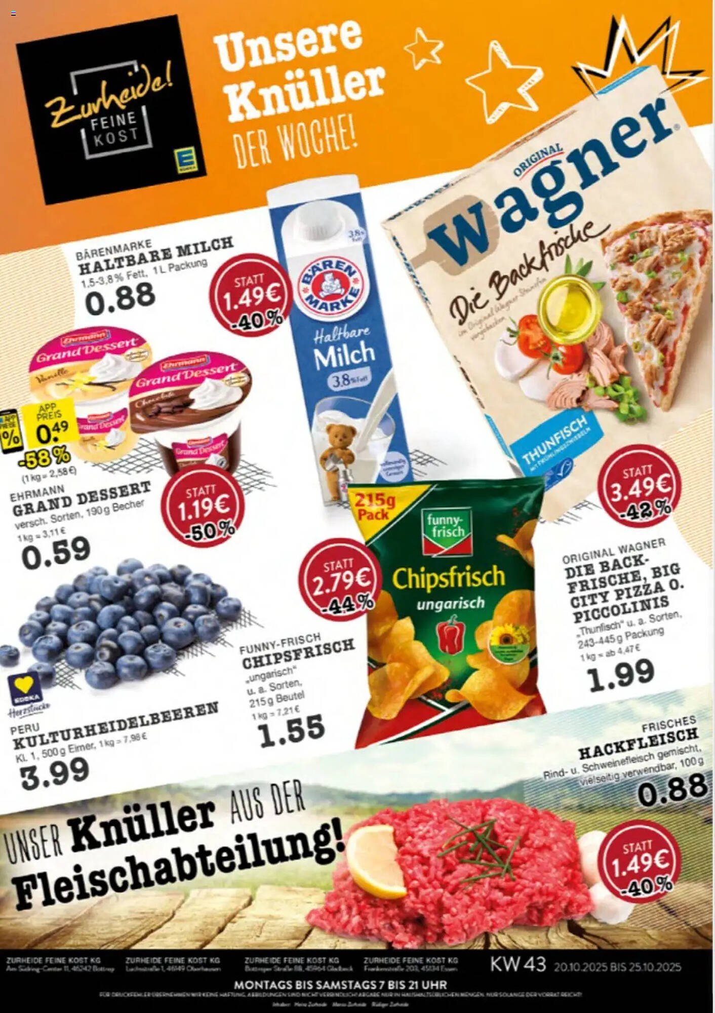Edeka Zurheide Prospekt (2025-10-20 - 2025-10-25) | 1