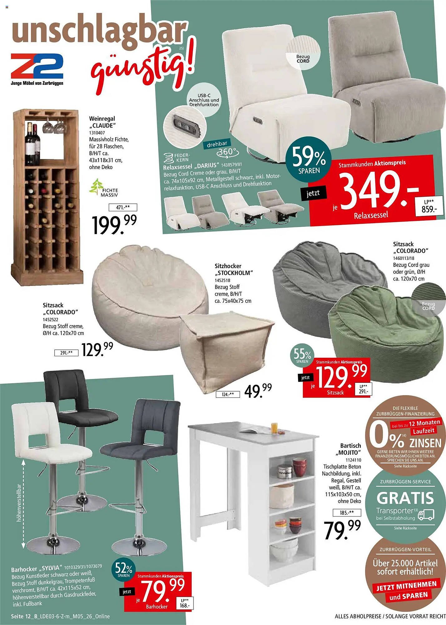 Zurbrüggen Prospekt (2026-03-28 - 2026-05-02)