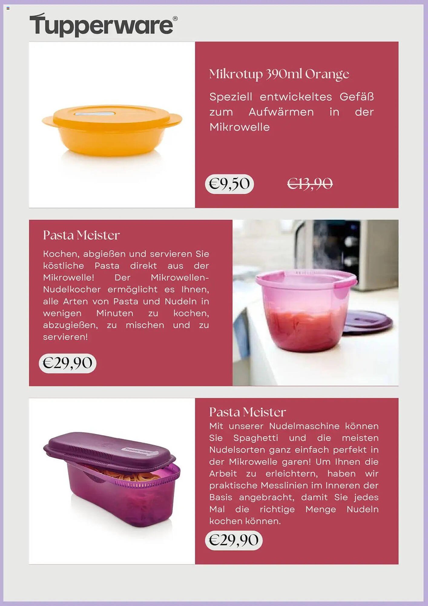 Tupperware Prospekt (2025-08-04 - 2025-09-01) | 2
