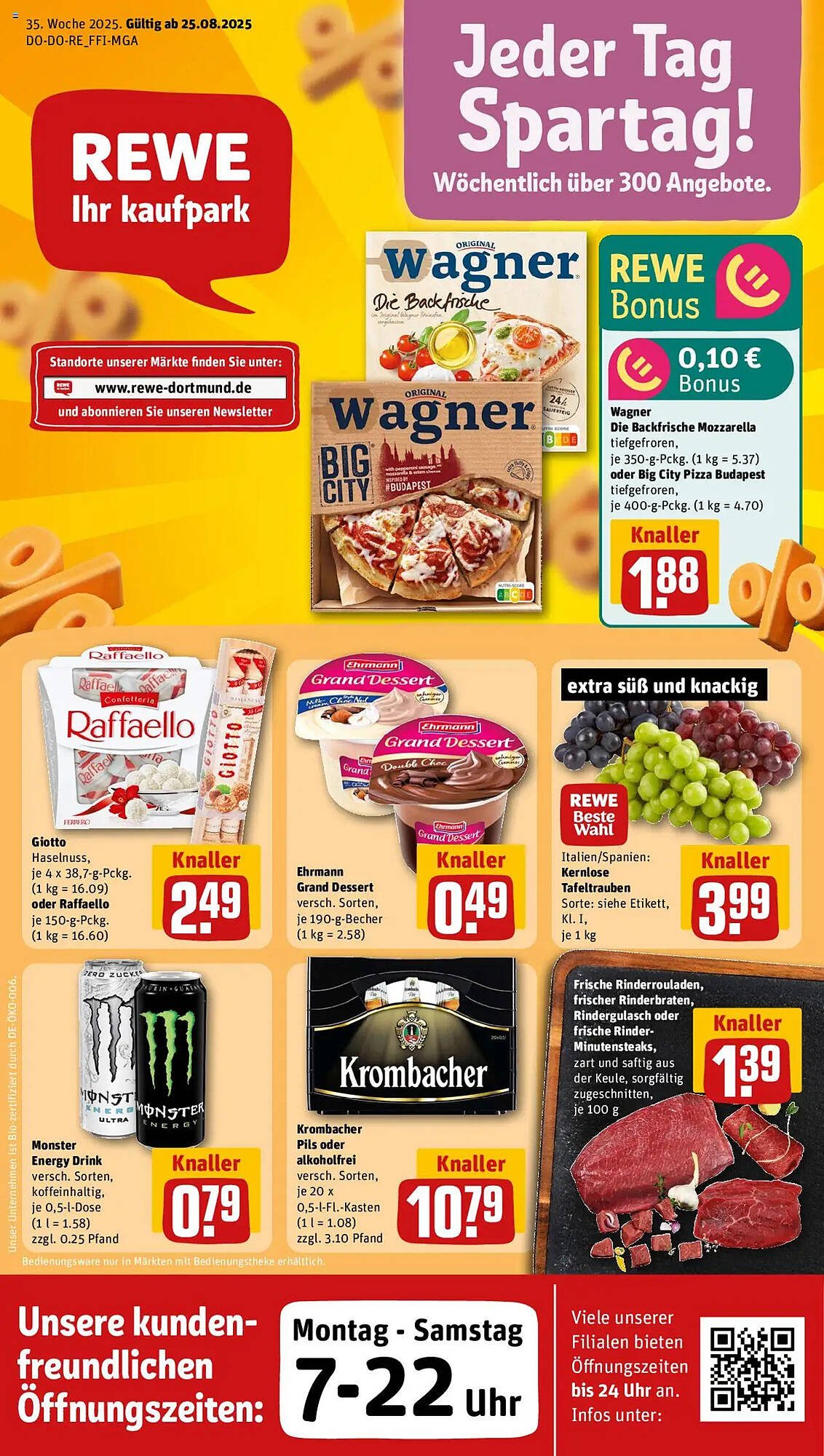 REWE Kaufpark Prospekt (2025-08-25 - 2025-08-31) | 1