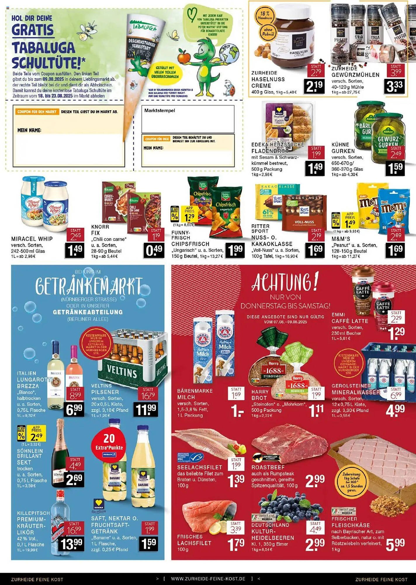 Edeka Zurheide Prospekt (2025-08-04 - 2025-08-09) | 8