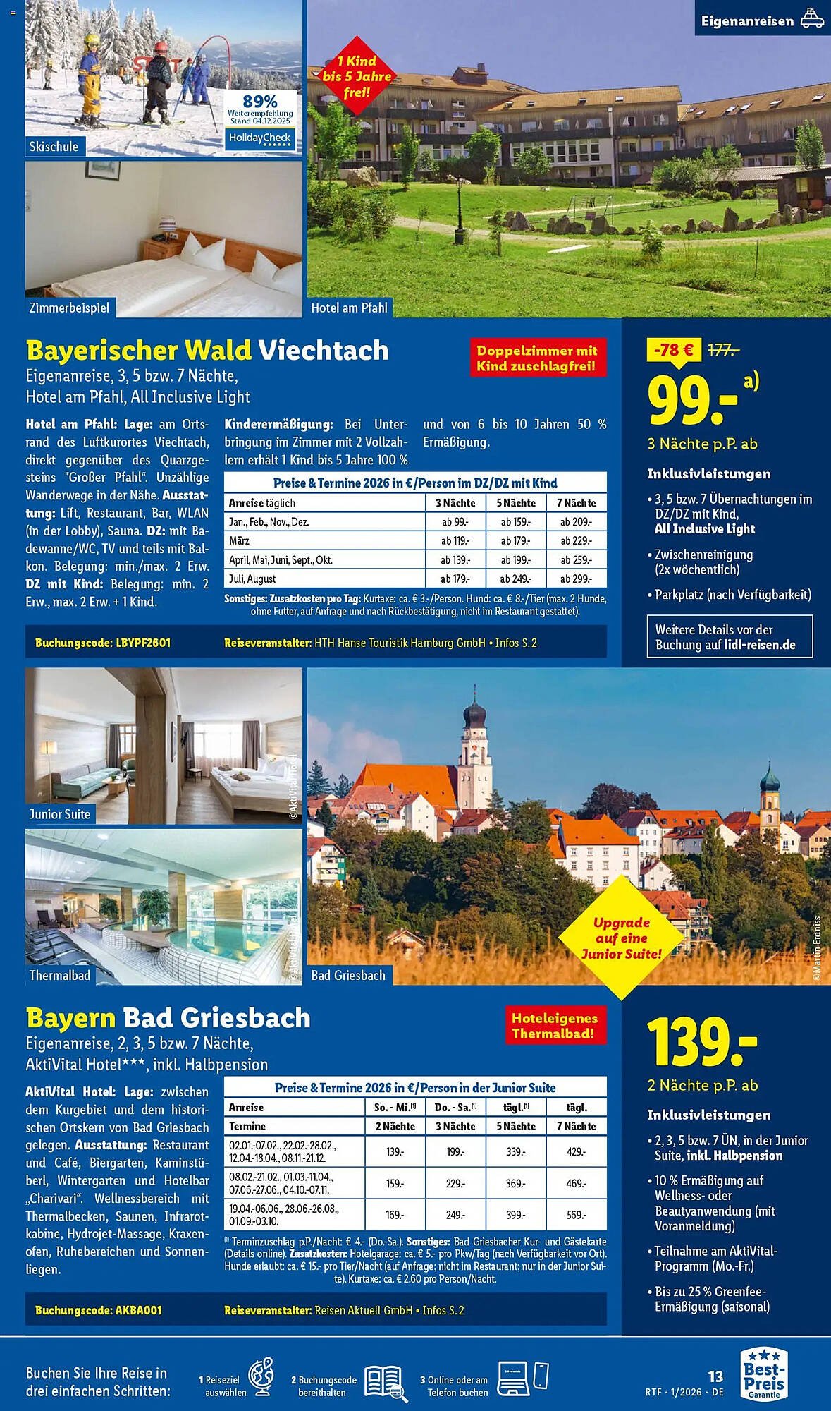 Lidl Reisen Prospekt (2026-01-14 - 2026-01-31)