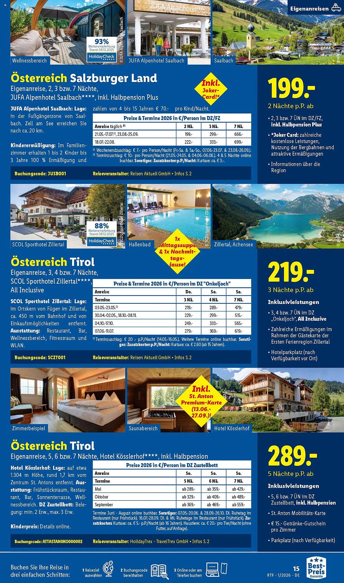 Lidl Reisen Prospekt (2026-01-14 - 2026-01-31)