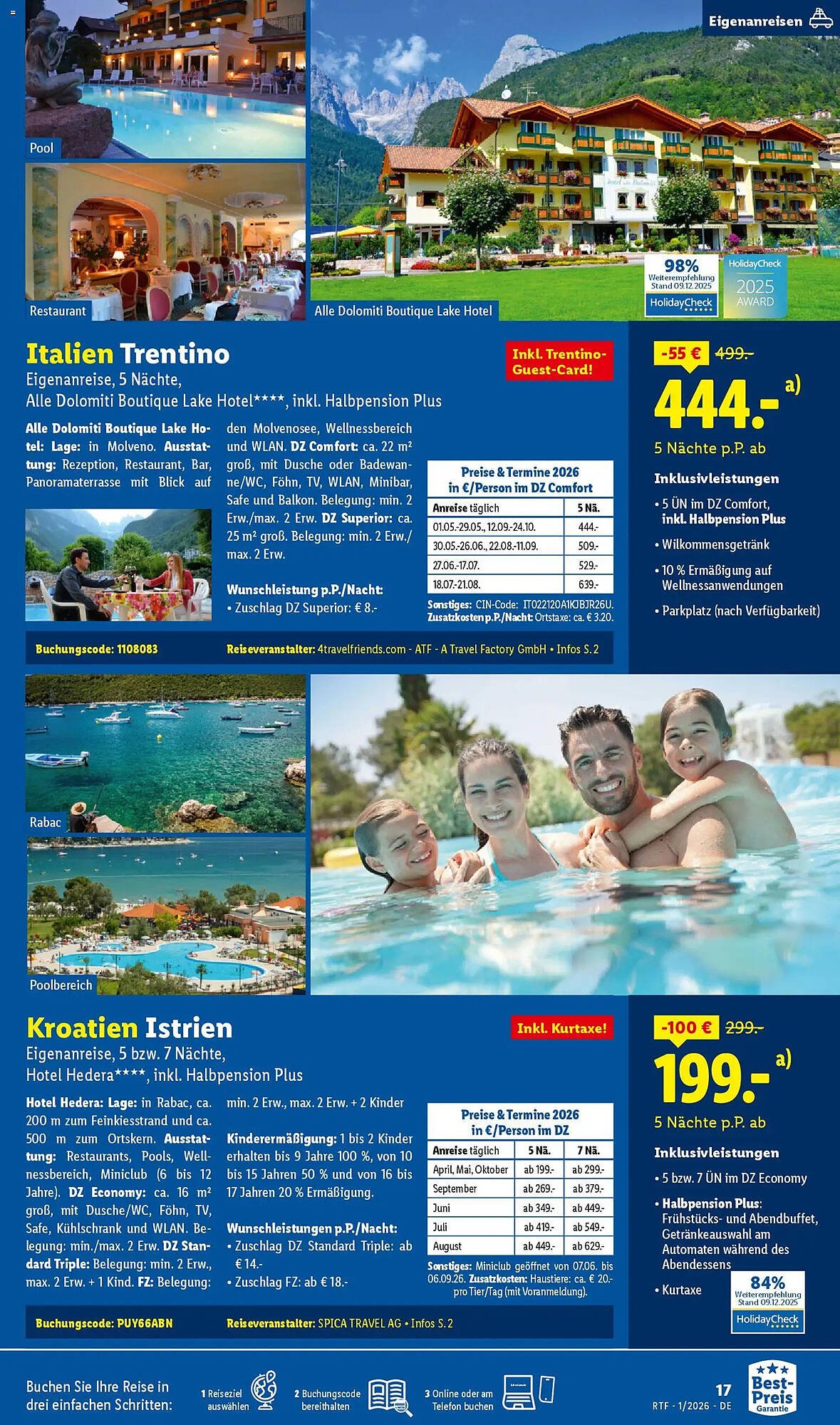 Lidl Reisen Prospekt (2026-01-14 - 2026-01-31)