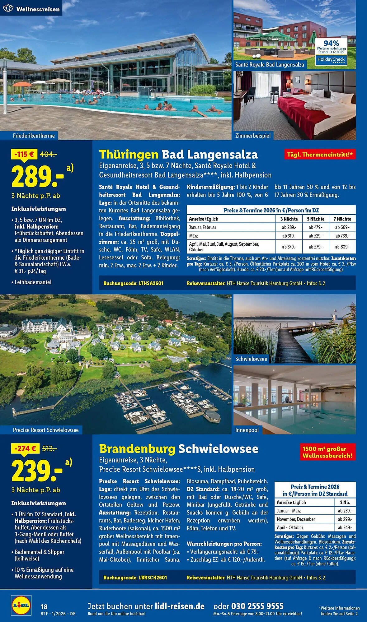 Lidl Reisen Prospekt (2026-01-14 - 2026-01-31)