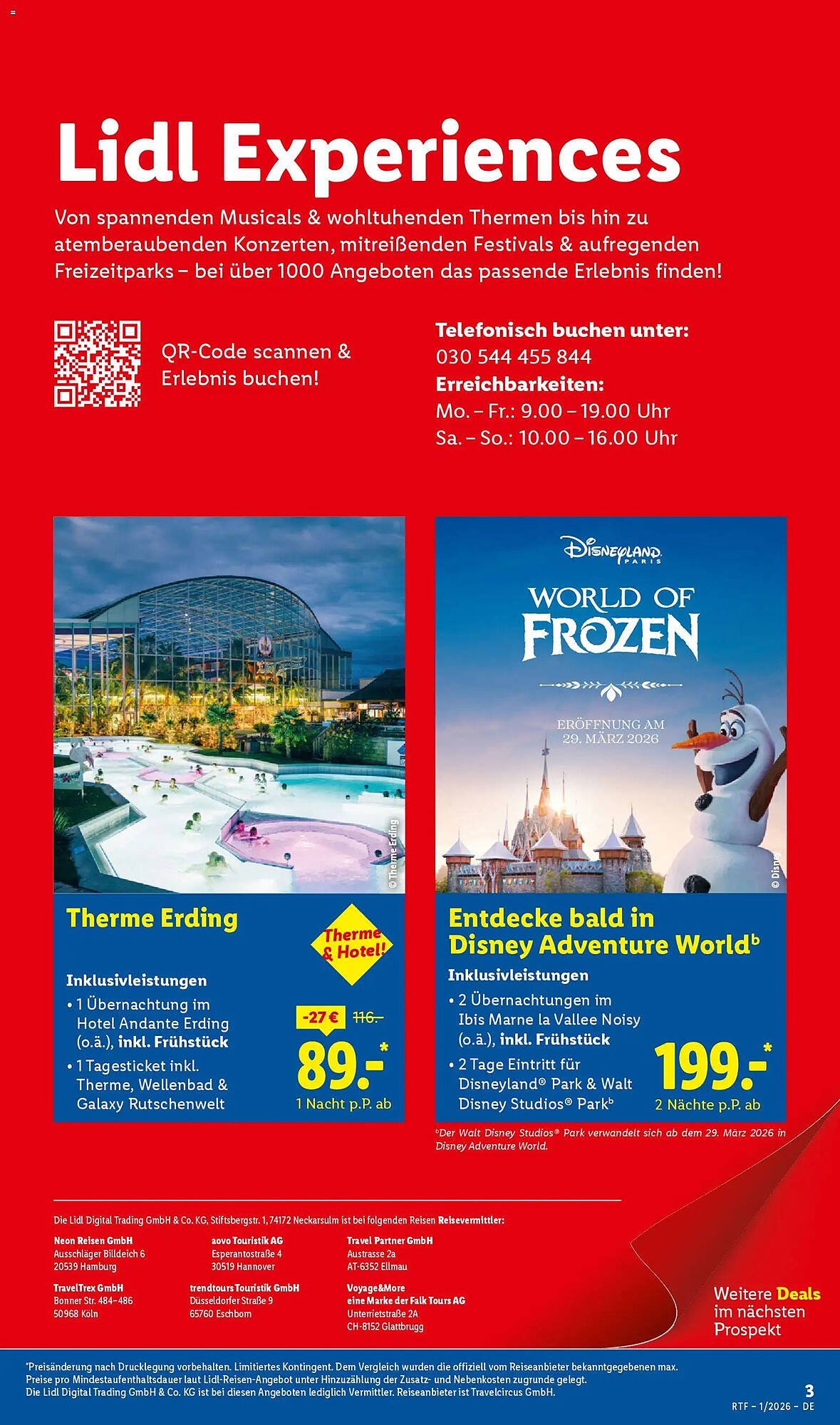 Lidl Reisen Prospekt (2026-01-14 - 2026-01-31)