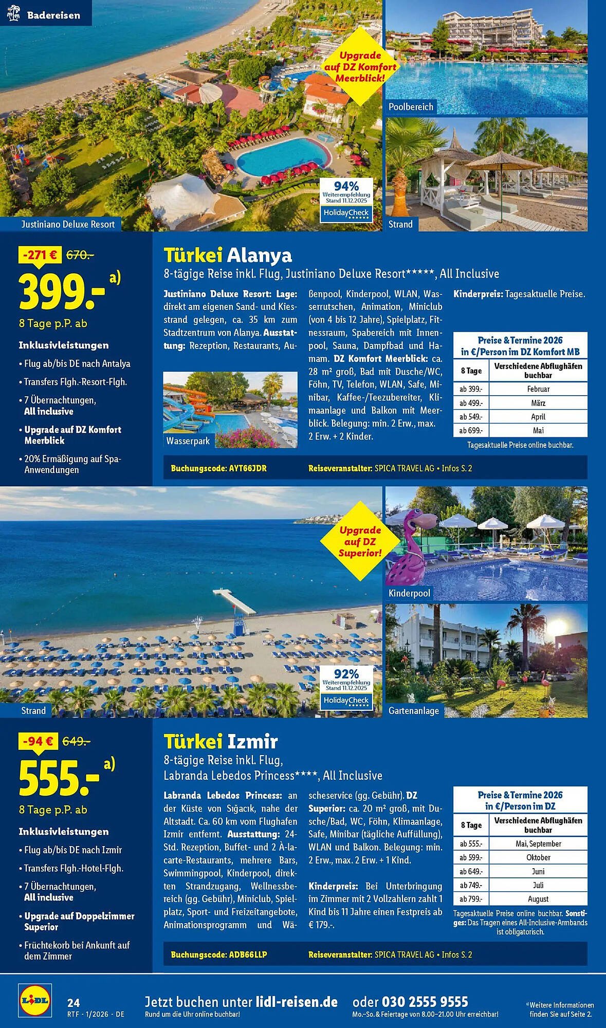 Lidl Reisen Prospekt (2026-01-14 - 2026-01-31)