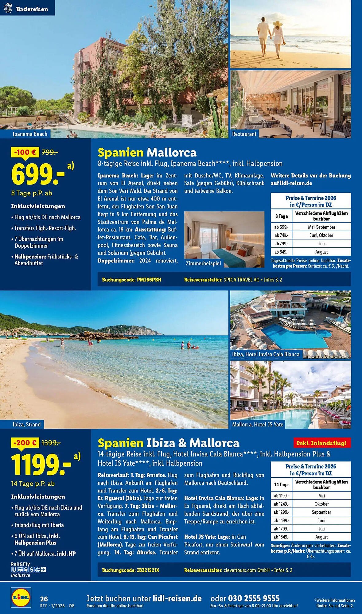 Lidl Reisen Prospekt (2026-01-14 - 2026-01-31)