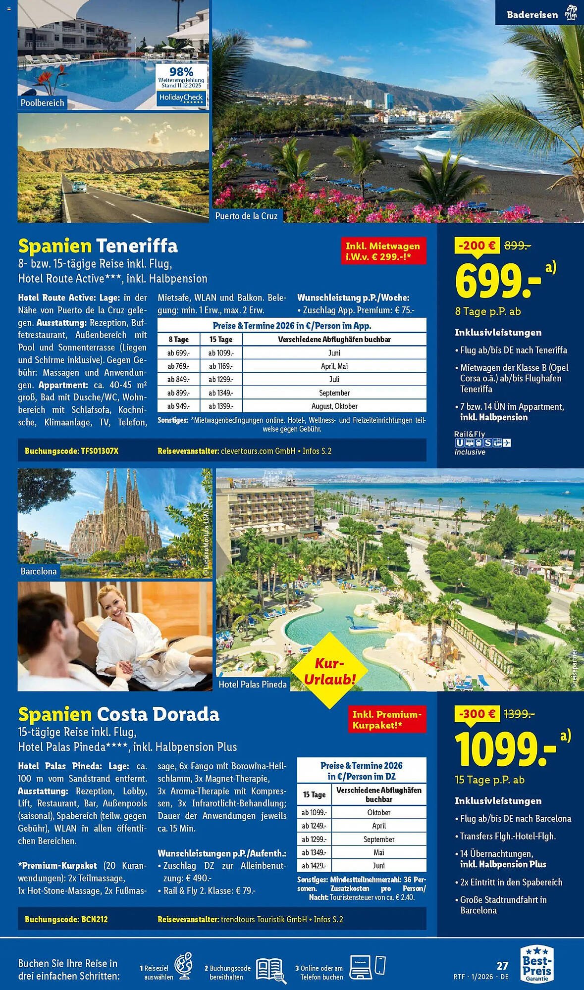 Lidl Reisen Prospekt (2026-01-14 - 2026-01-31)