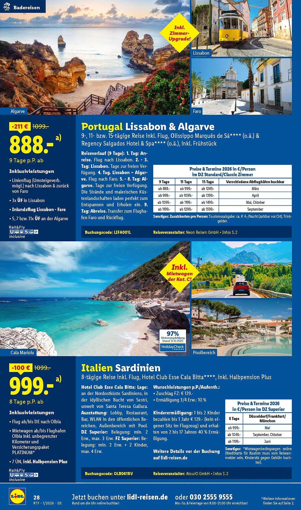 Lidl Reisen Prospekt (2026-01-14 - 2026-01-31)