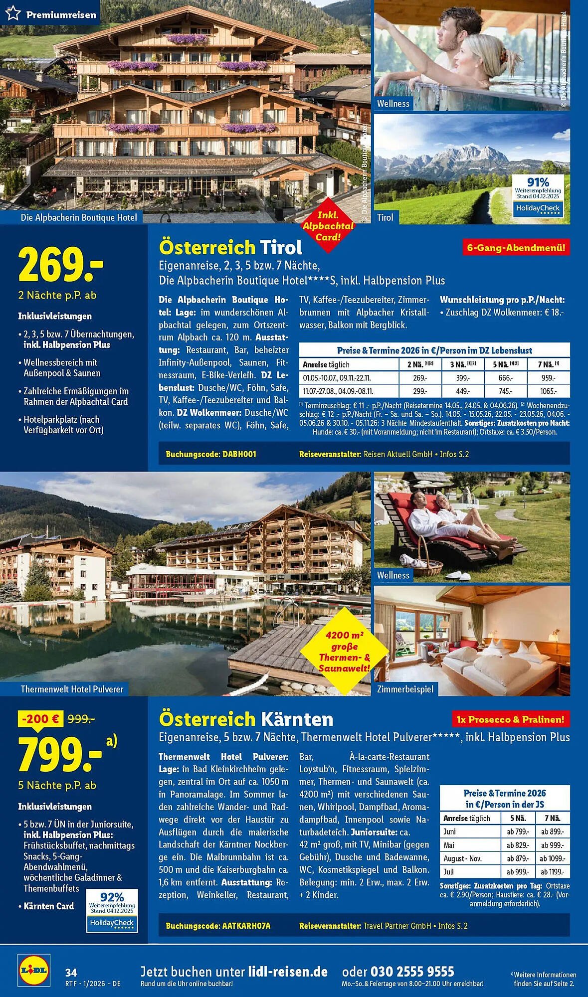 Lidl Reisen Prospekt (2026-01-14 - 2026-01-31)