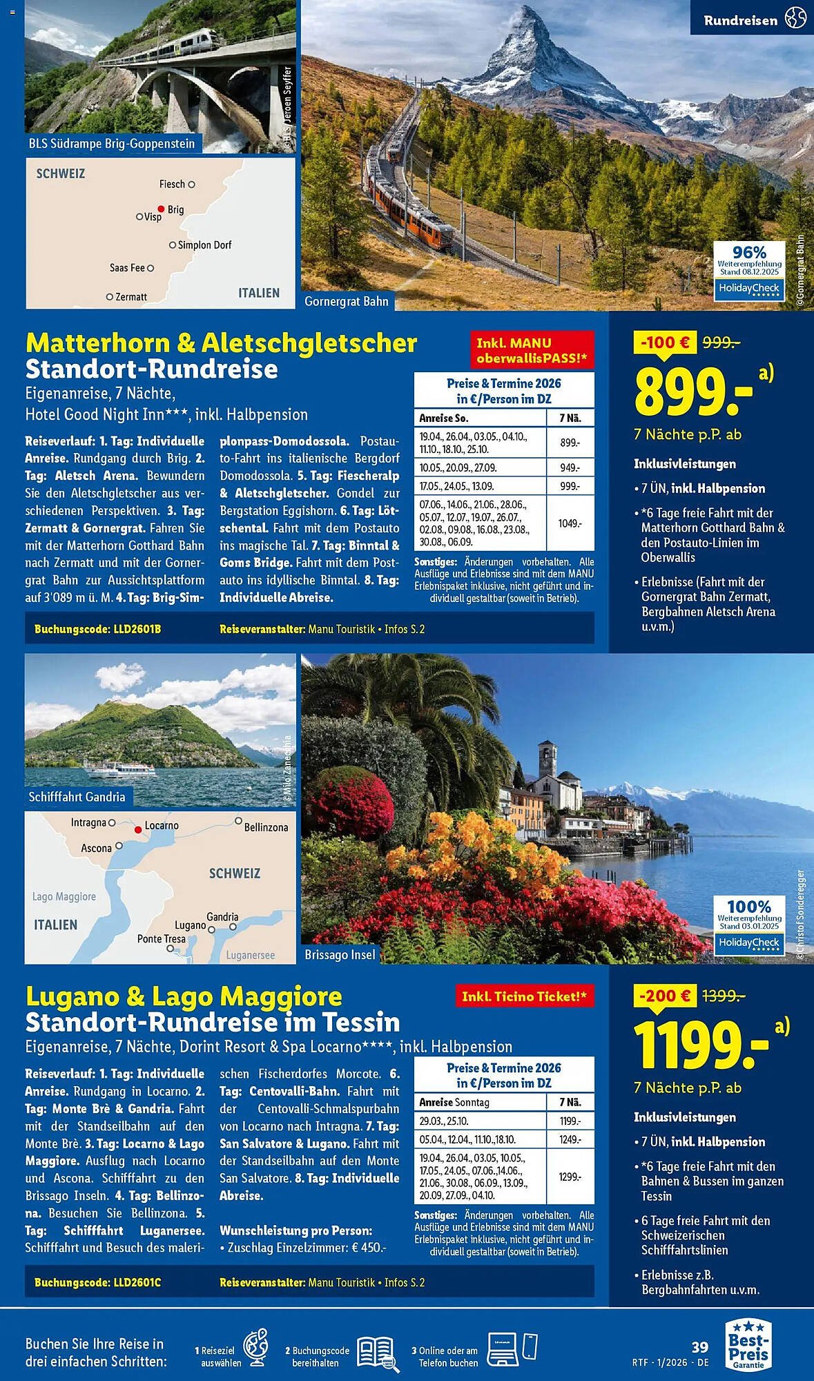 Lidl Reisen Prospekt (2026-01-14 - 2026-01-31)