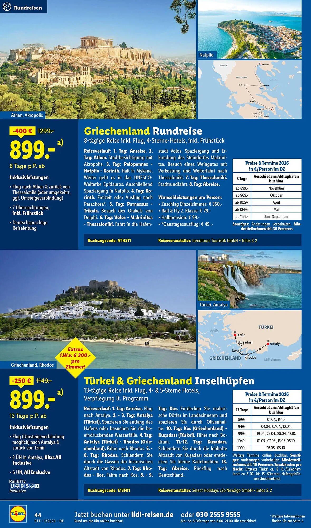 Lidl Reisen Prospekt (2026-01-14 - 2026-01-31)