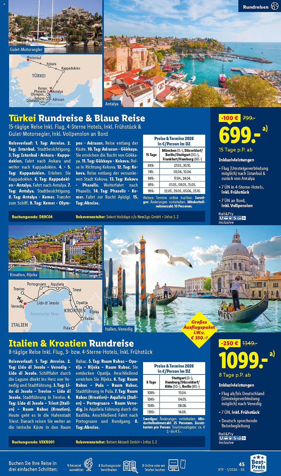 Lidl Reisen Prospekt (2026-01-14 - 2026-01-31)