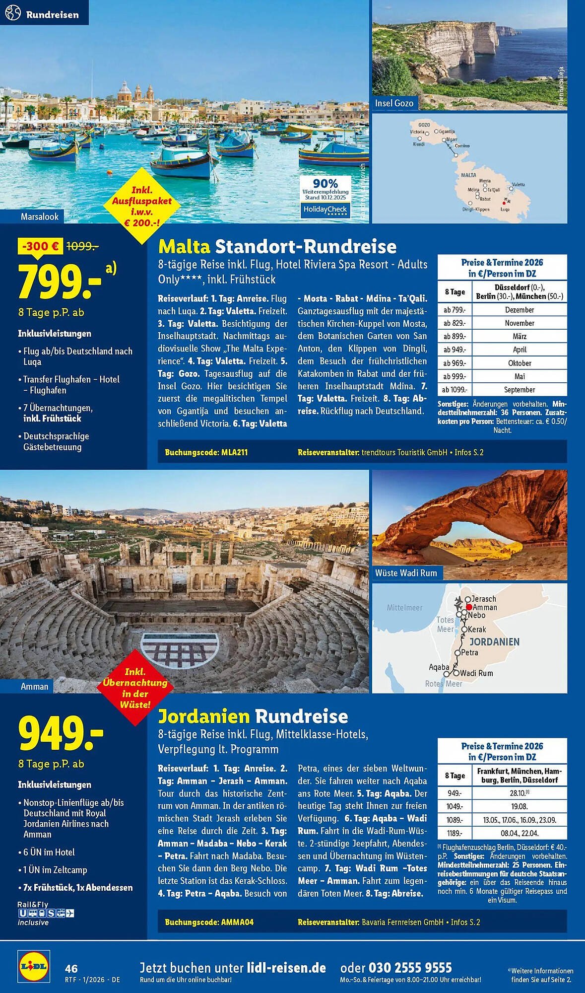 Lidl Reisen Prospekt (2026-01-14 - 2026-01-31)