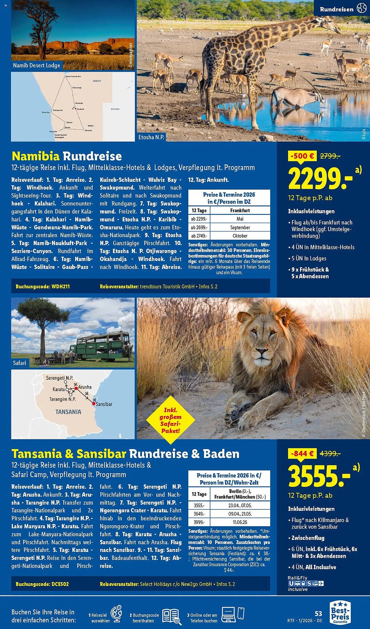 Lidl Reisen Prospekt (2026-01-14 - 2026-01-31)