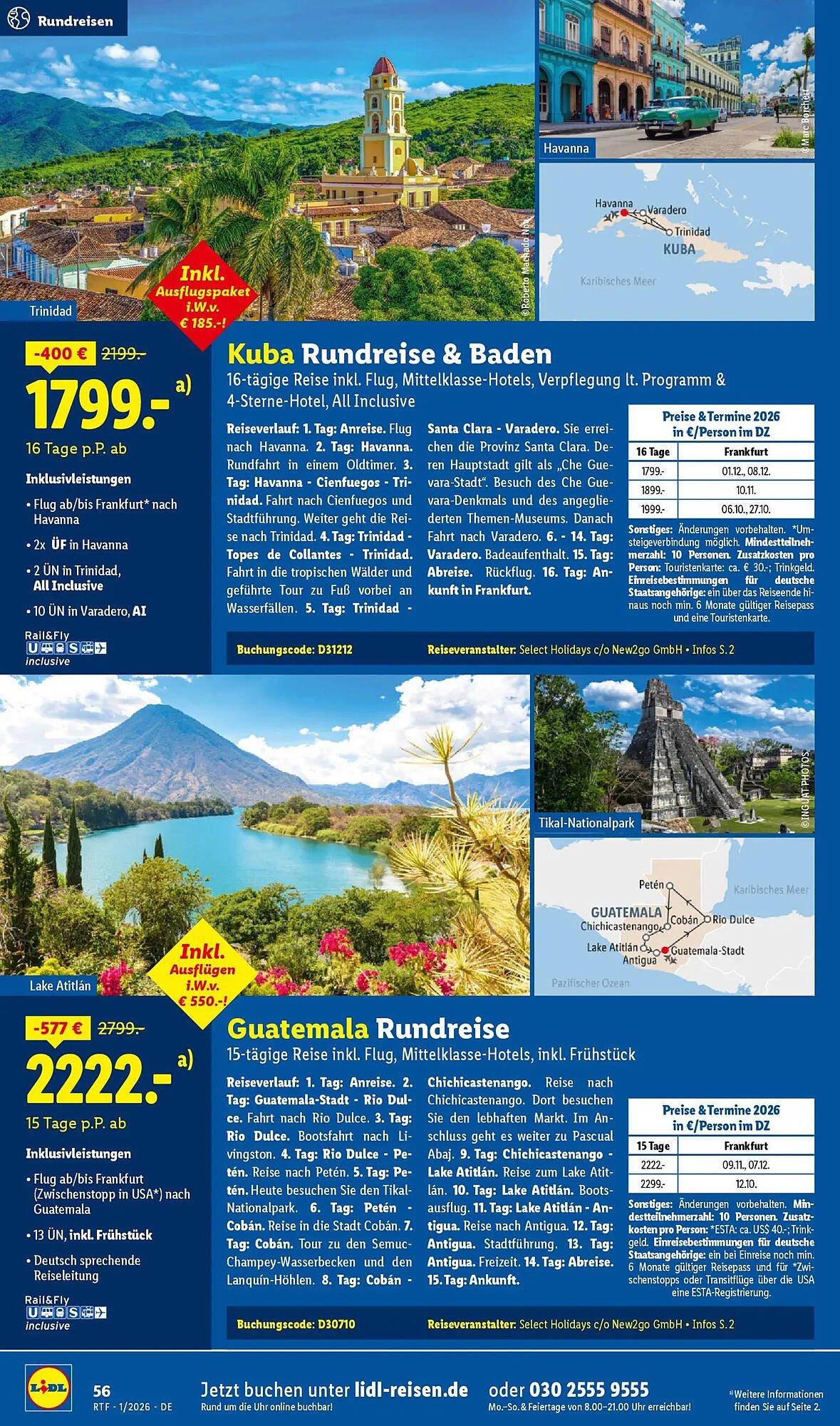 Lidl Reisen Prospekt (2026-01-14 - 2026-01-31)
