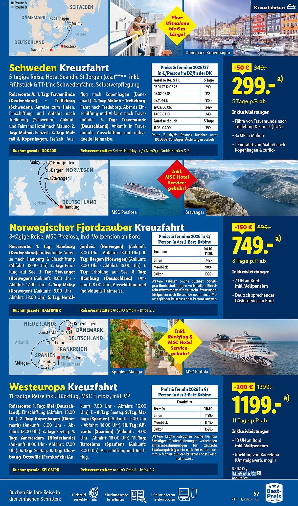 Lidl Reisen Prospekt (2026-01-14 - 2026-01-31)