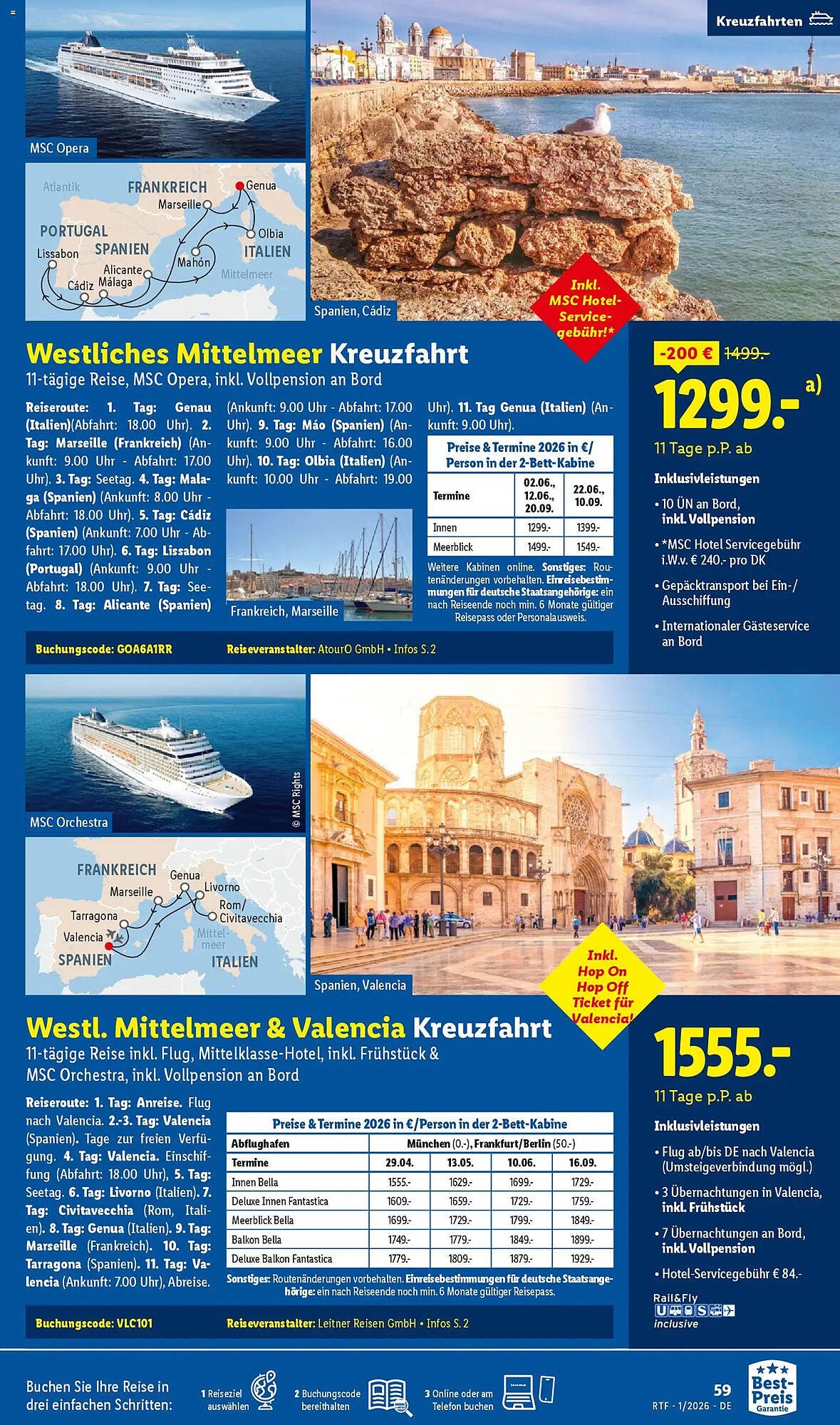 Lidl Reisen Prospekt (2026-01-14 - 2026-01-31)