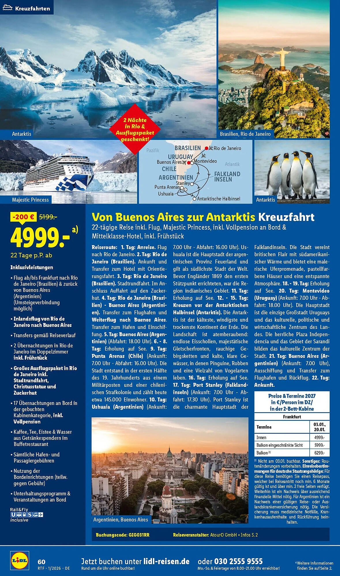 Lidl Reisen Prospekt (2026-01-14 - 2026-01-31)