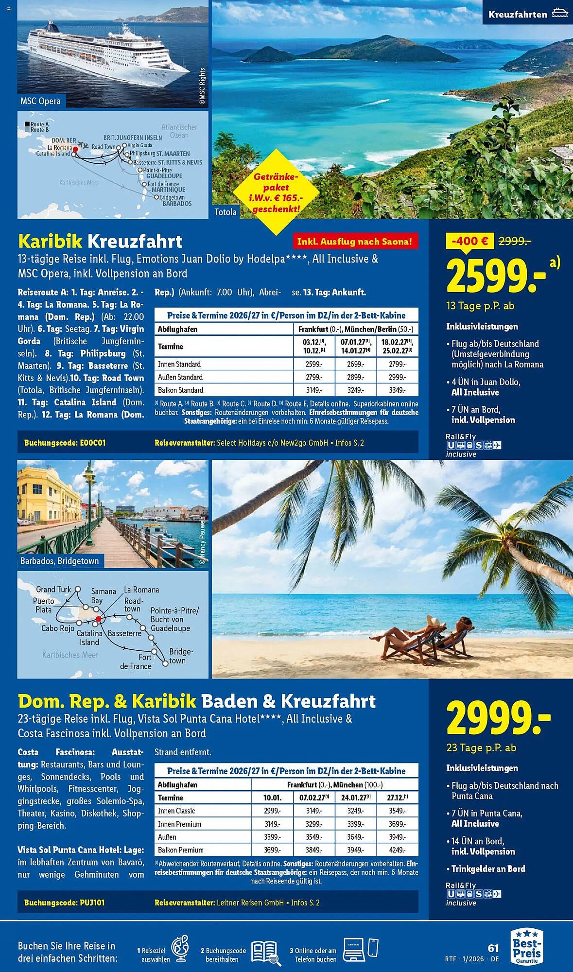 Lidl Reisen Prospekt (2026-01-14 - 2026-01-31)