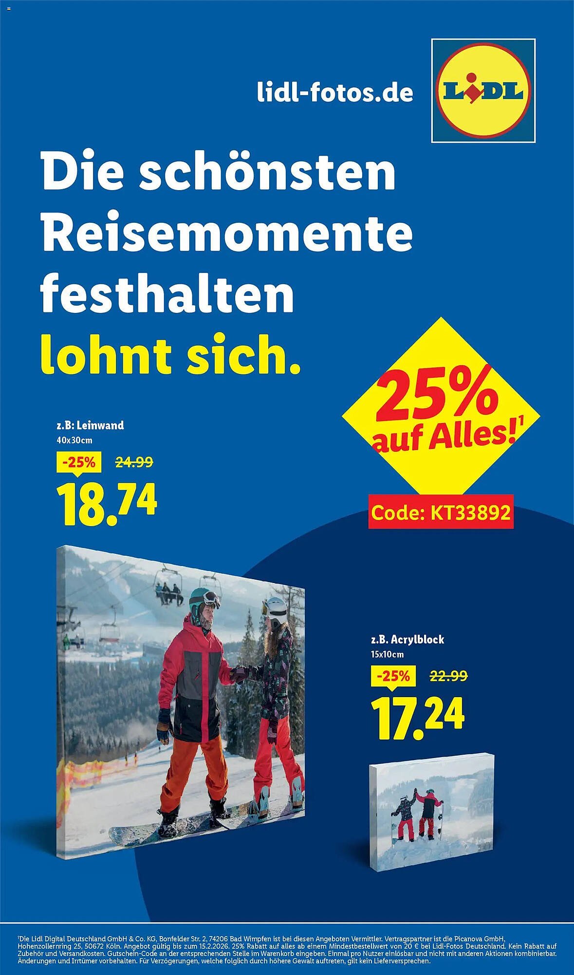Lidl Reisen Prospekt (2026-01-14 - 2026-01-31)