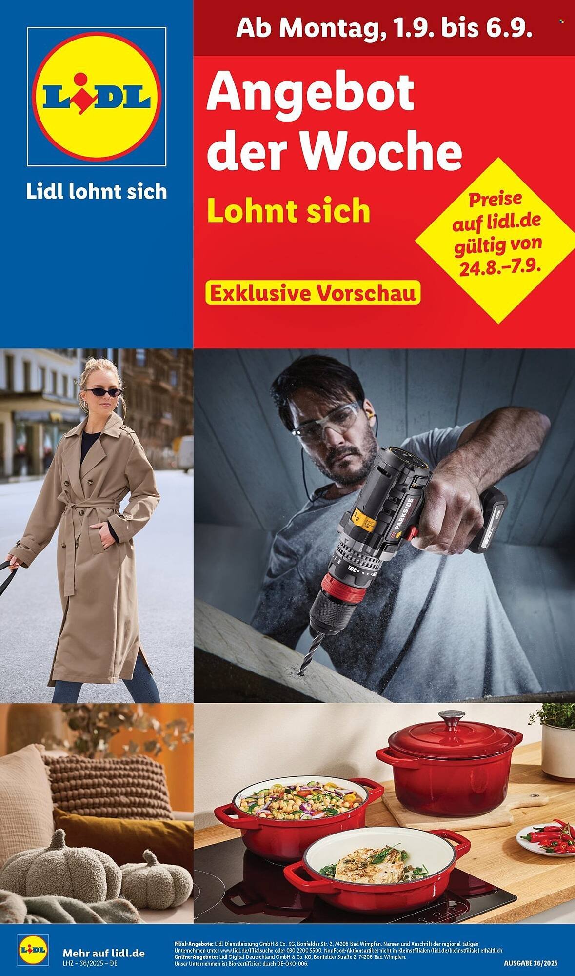Lidl Prospekt (2025-09-01 - 2025-09-06) | 1