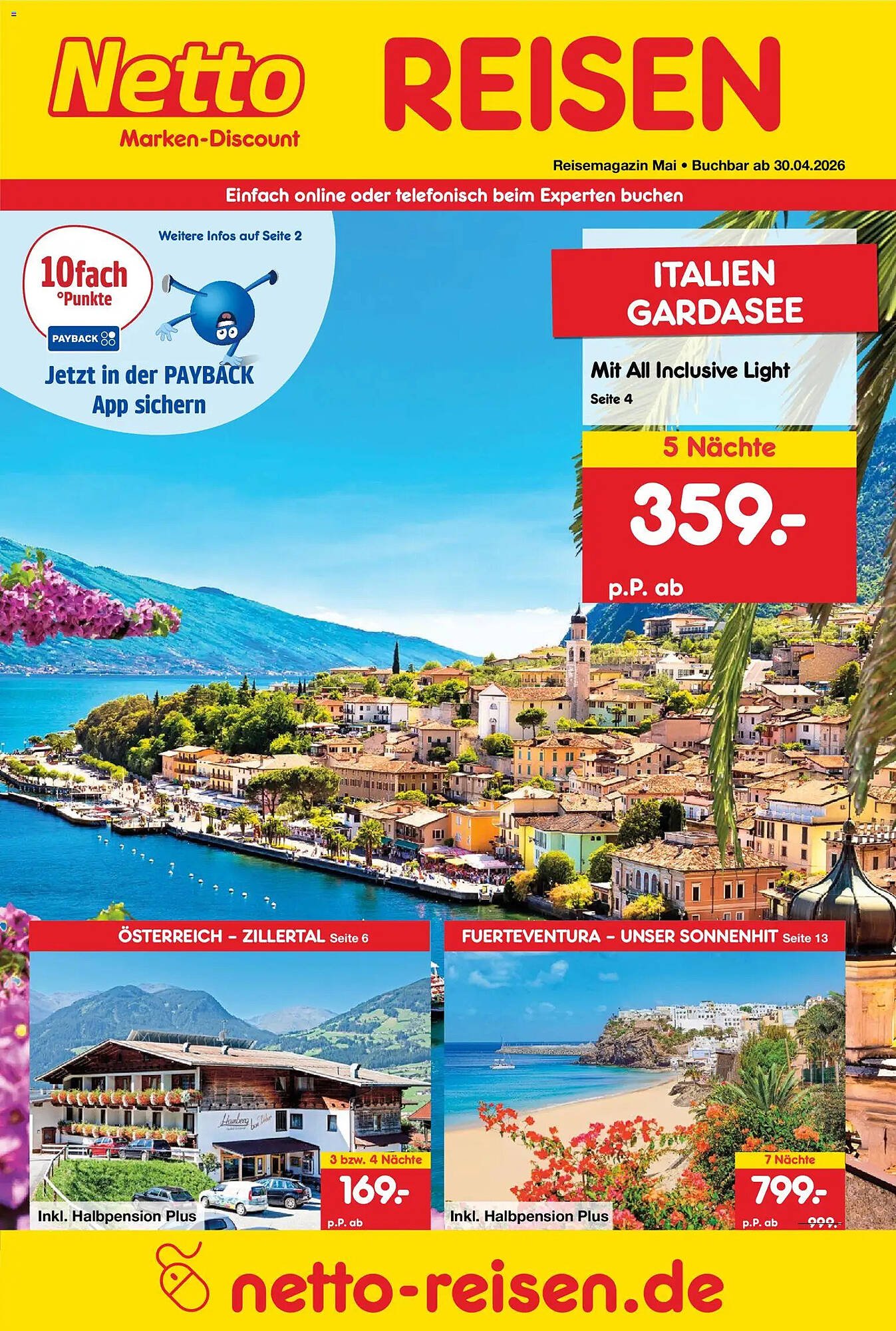 Netto Reisen Prospekt