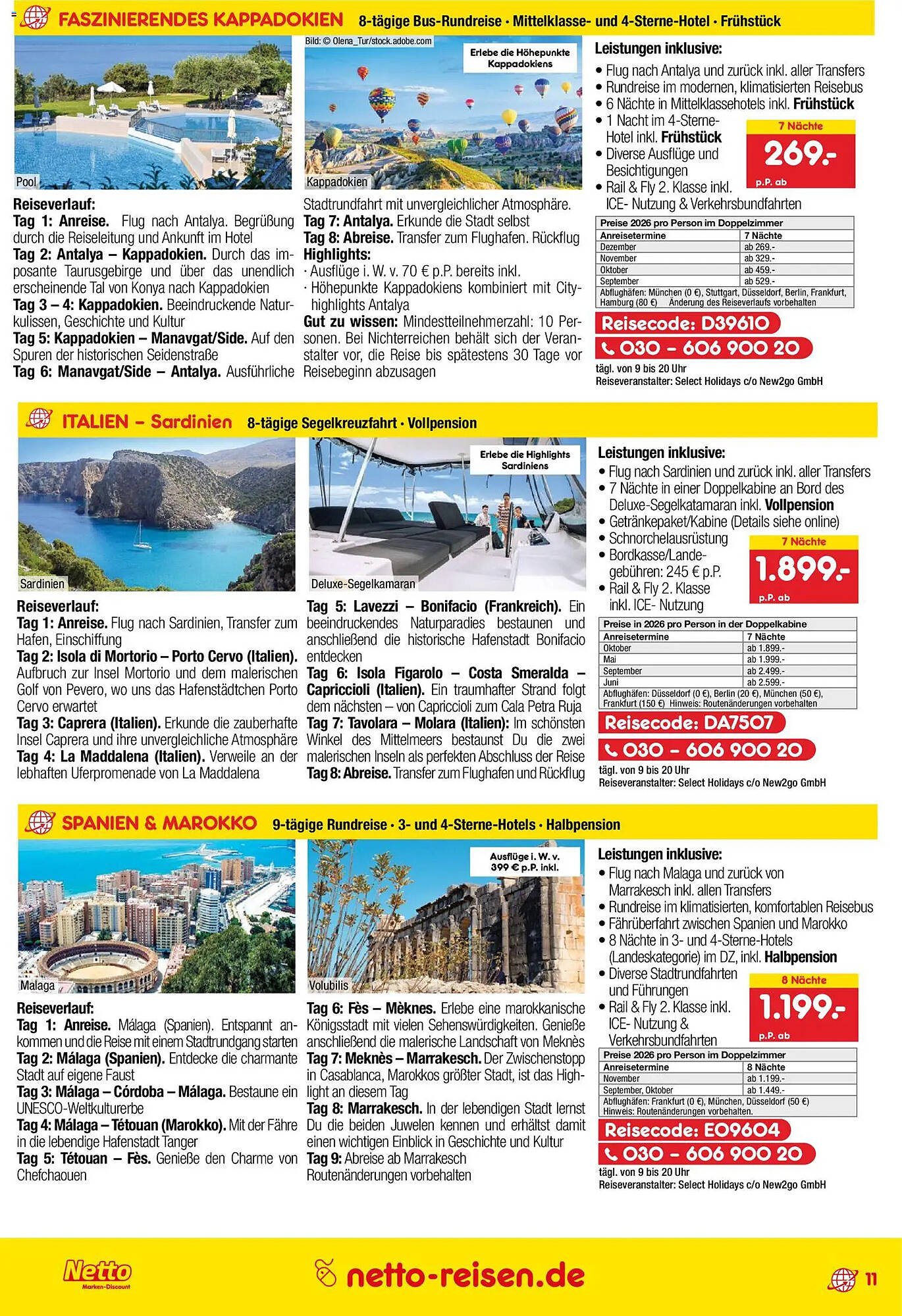 Netto Reisen Prospekt