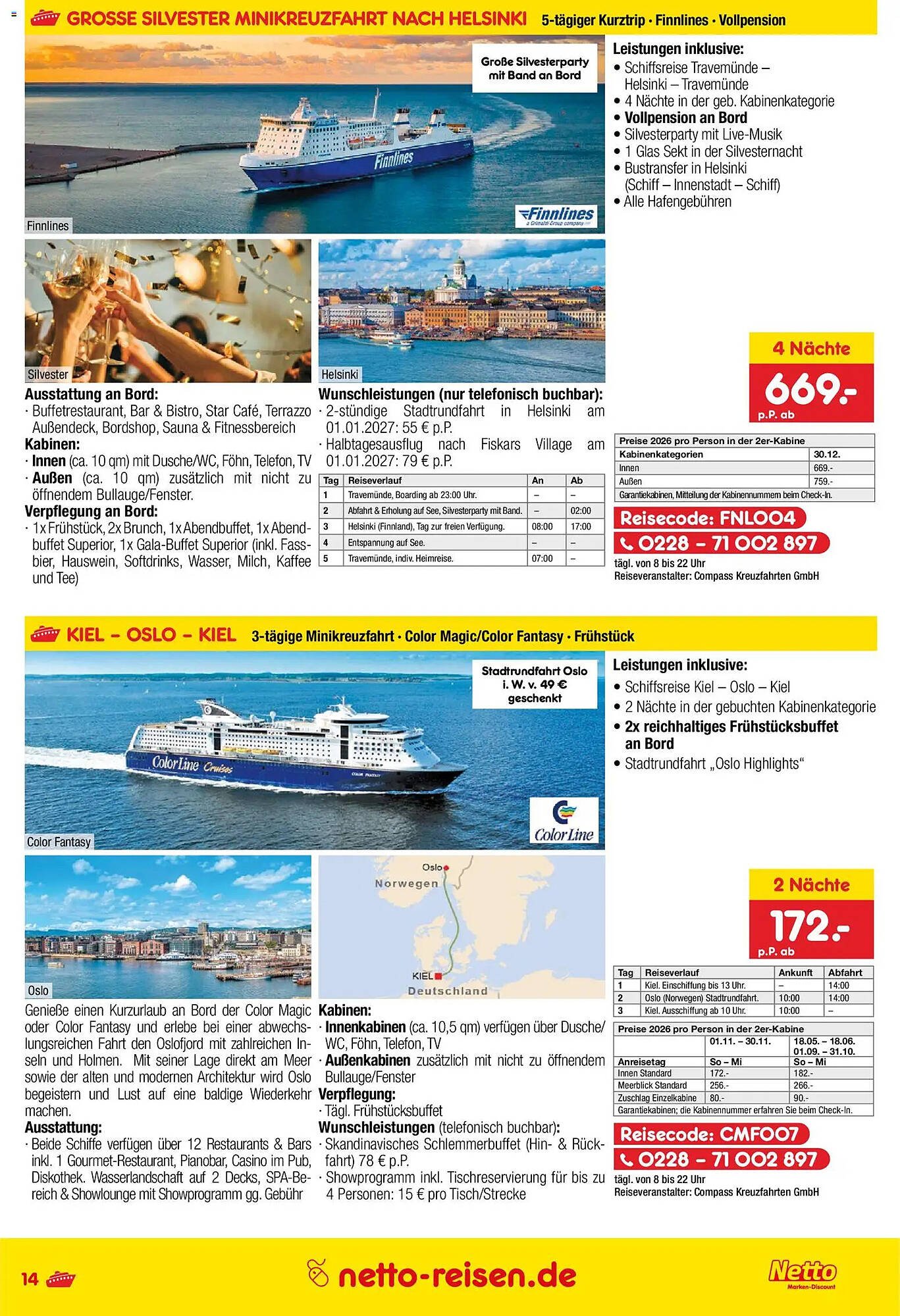 Netto Reisen Prospekt