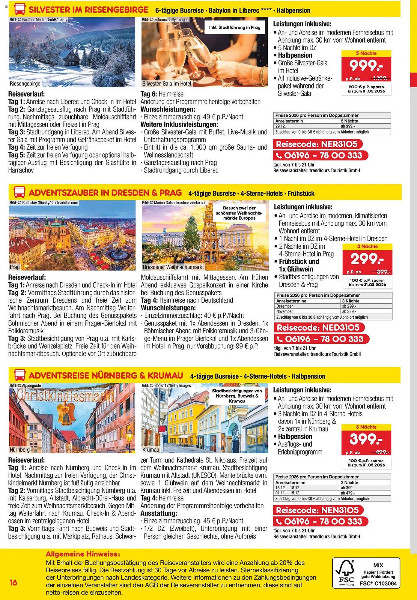 Netto Reisen Prospekt