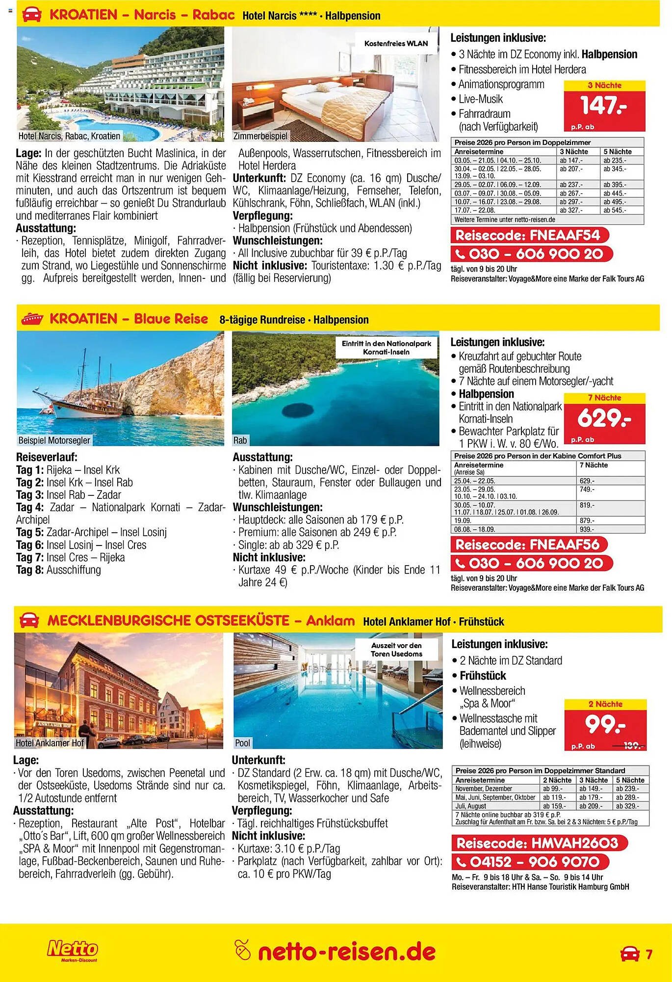 Netto Reisen Prospekt