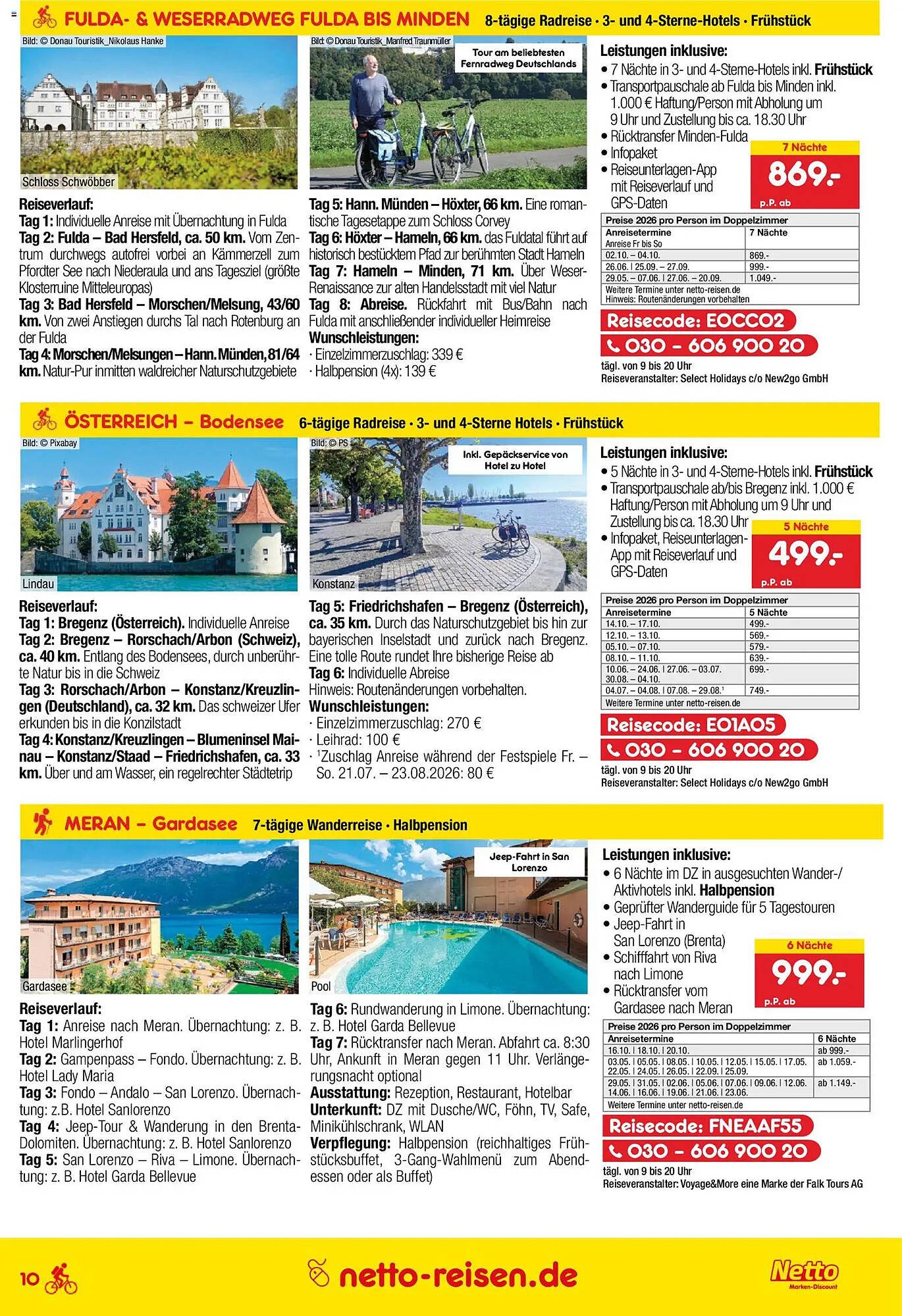 Netto Reisen Prospekt