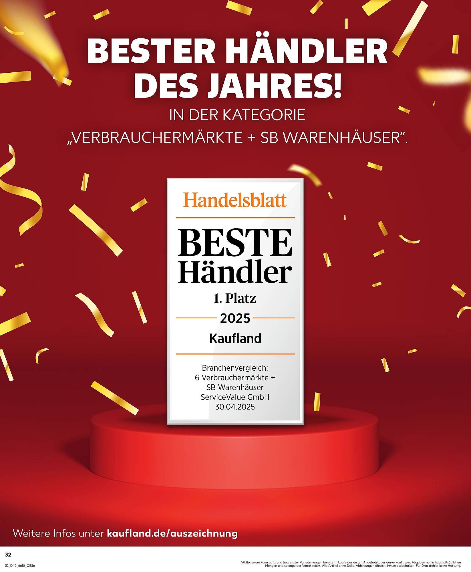 Kaufland Prospekt (2025-10-02 - 2025-10-08) | 32