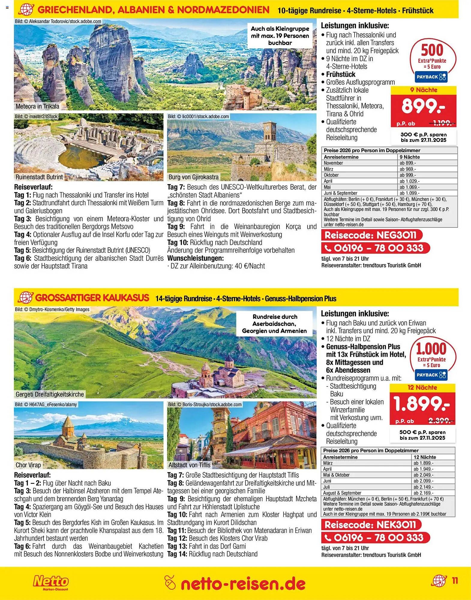 Netto Reisen Prospekt (2025-10-30 - 2025-11-30)