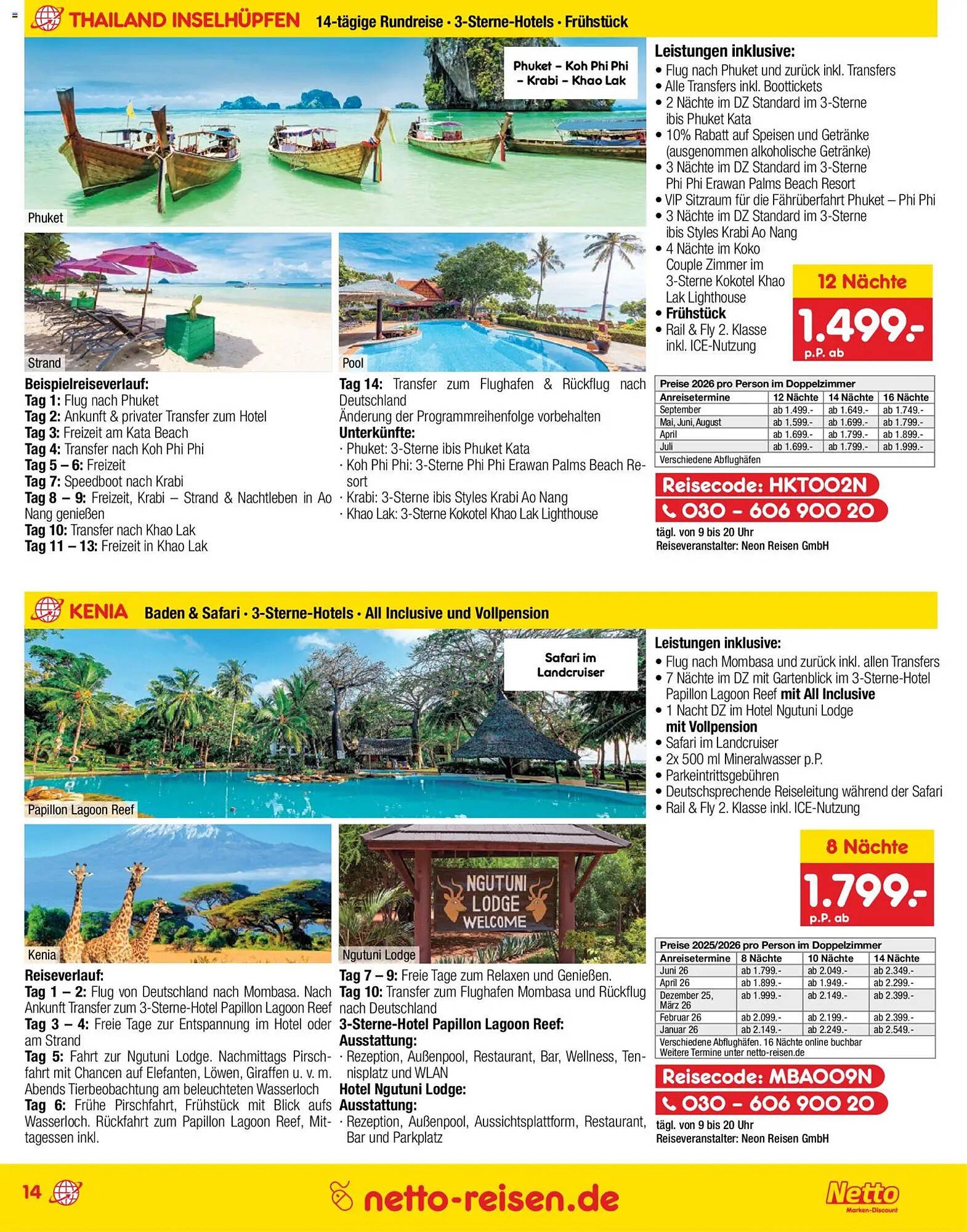 Netto Reisen Prospekt (2025-10-30 - 2025-11-30)