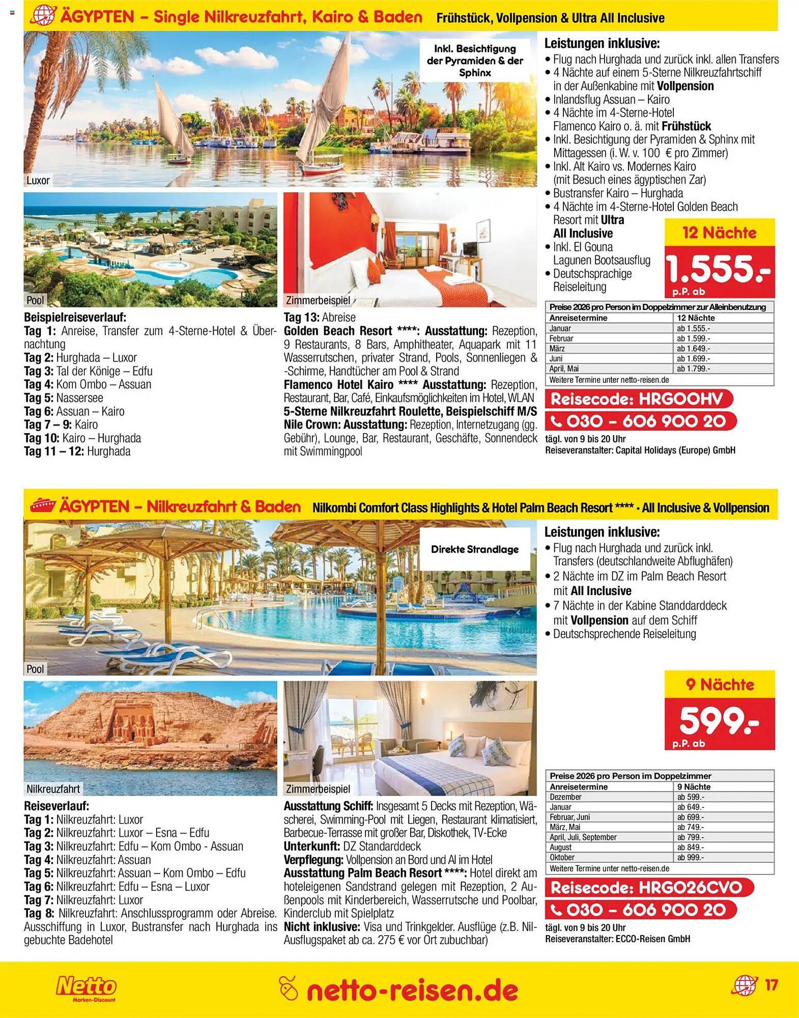 Netto Reisen Prospekt (2025-10-30 - 2025-11-30)