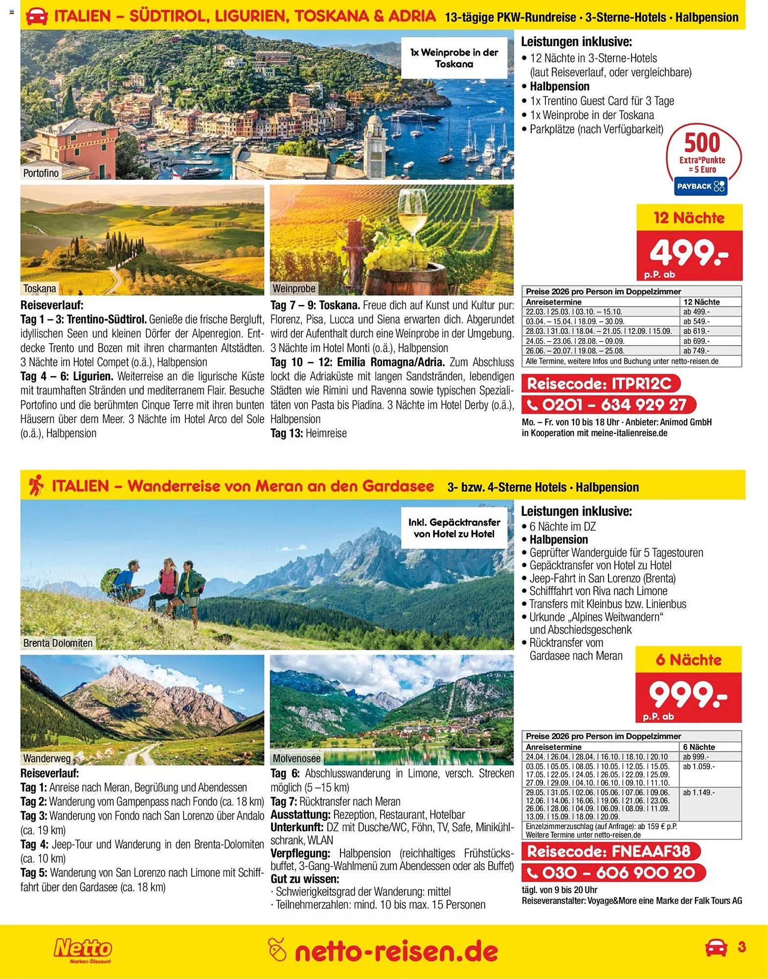 Netto Reisen Prospekt (2025-10-30 - 2025-11-30)