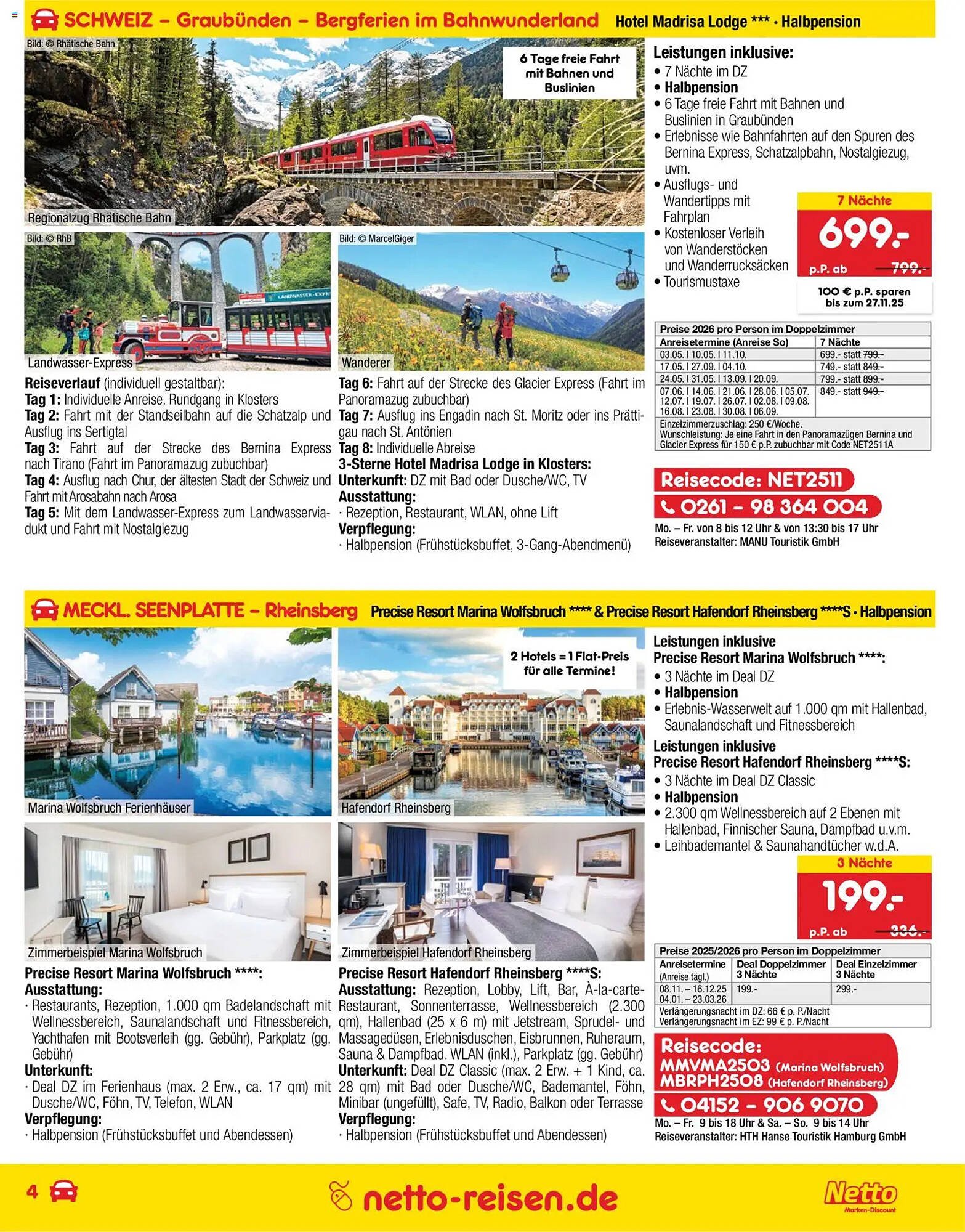 Netto Reisen Prospekt (2025-10-30 - 2025-11-30)