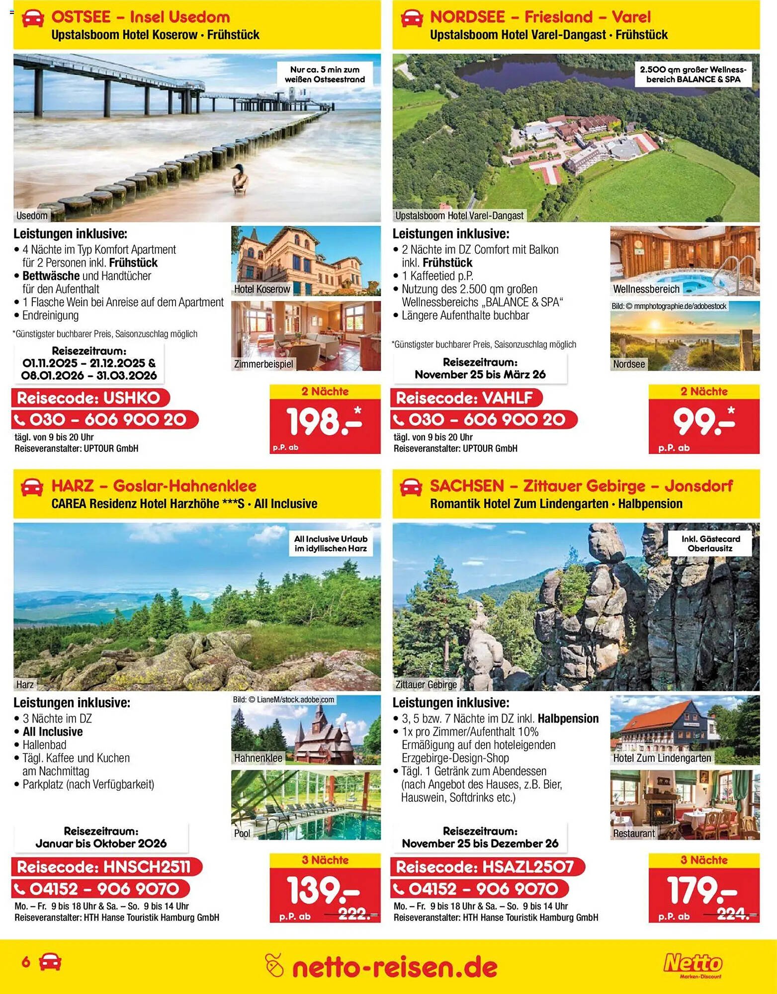 Netto Reisen Prospekt (2025-10-30 - 2025-11-30)