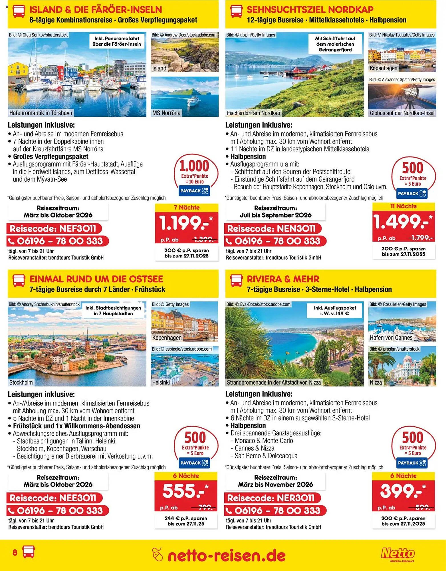Netto Reisen Prospekt (2025-10-30 - 2025-11-30)
