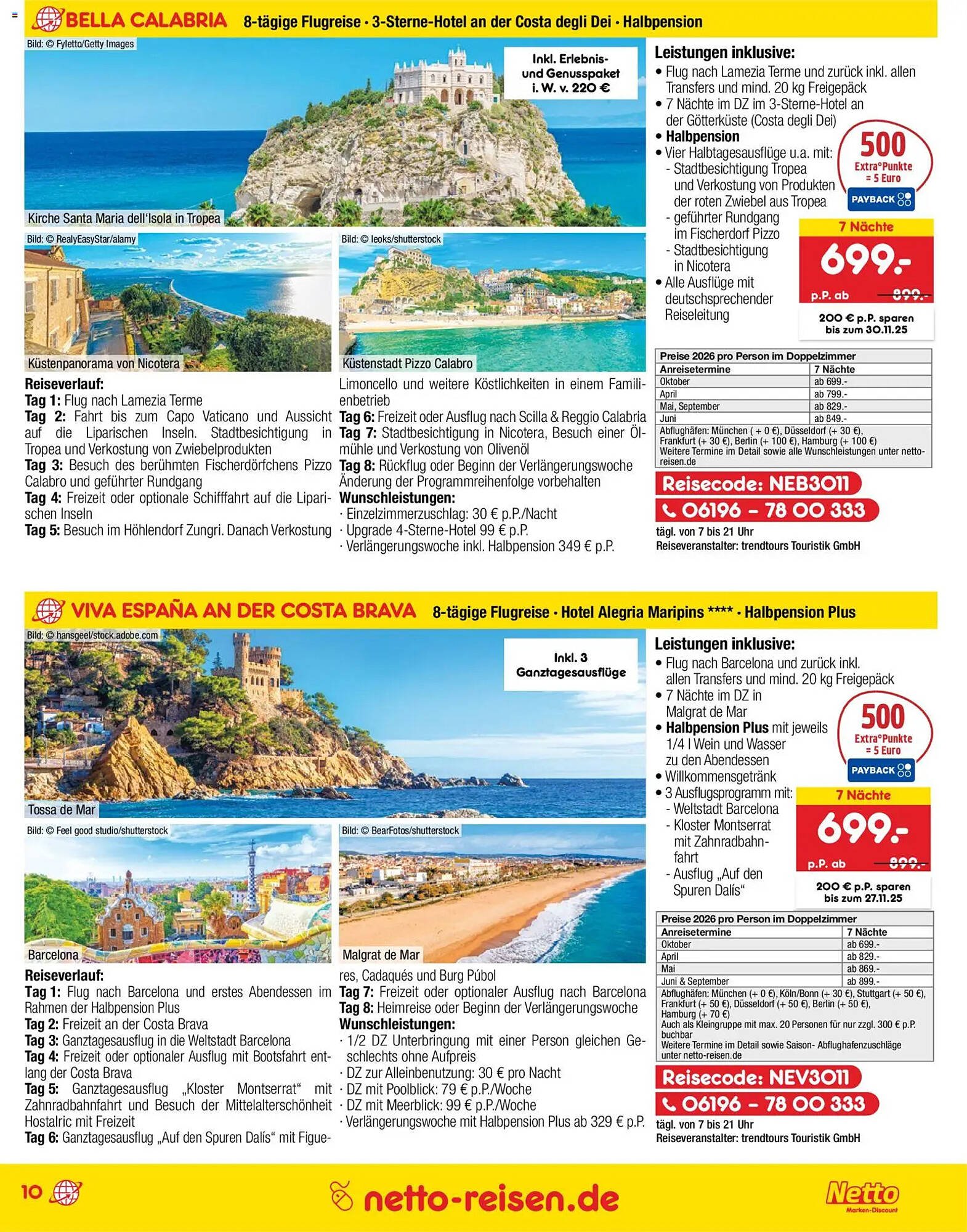 Netto Reisen Prospekt (2025-10-30 - 2025-11-30)