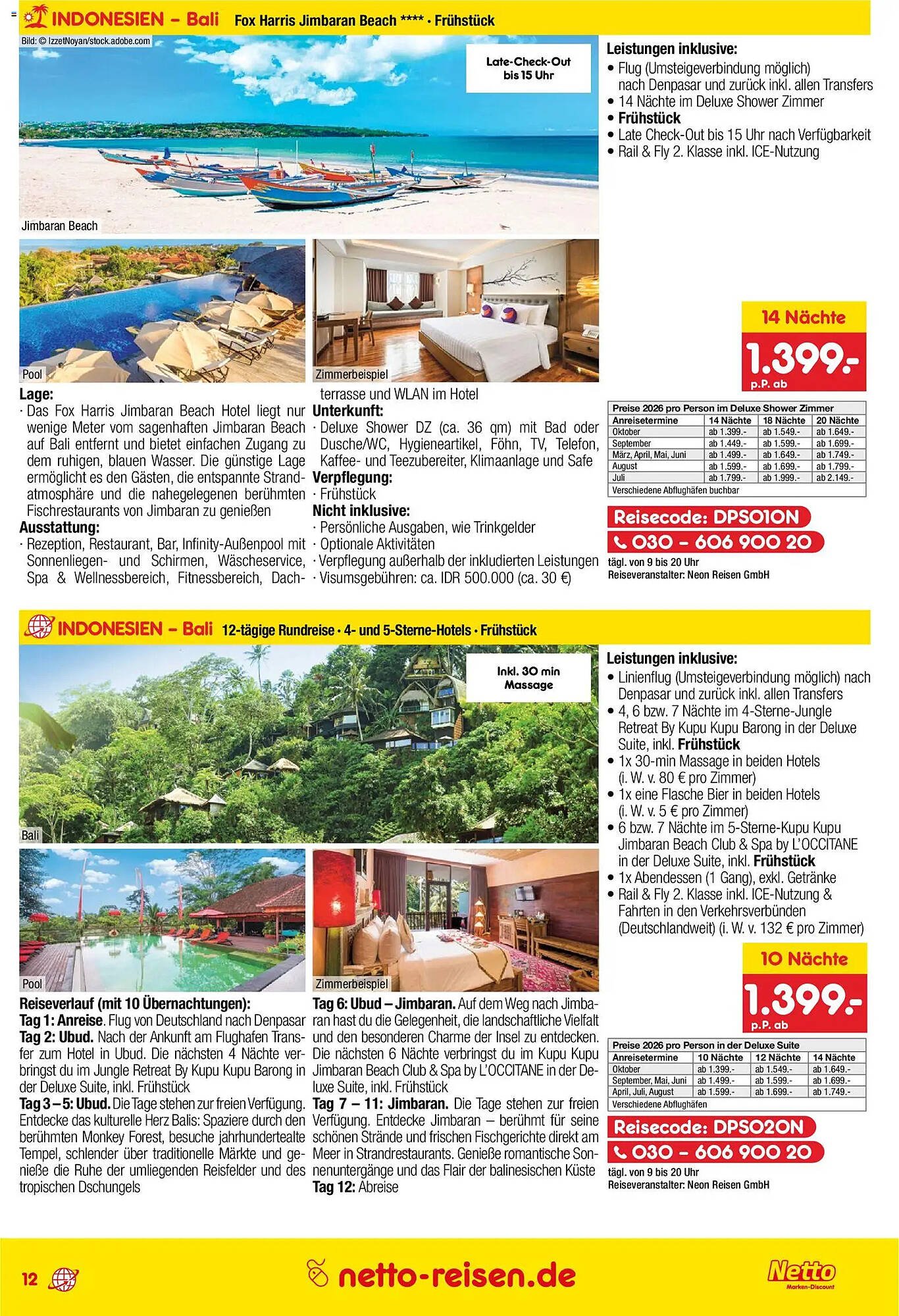 Netto Reisen Prospekt (2026-01-29 - 2026-02-28)